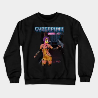 Cyberpunk Crow Crewneck Sweatshirt